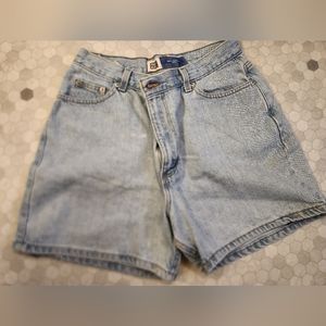 VTG 90s whitewashed denim faded glory high waisted shorts